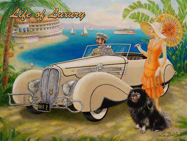 Life of Luxury Delahaye by the Sea by Lee Dubin