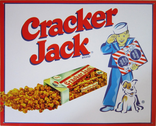 Cracker Jack Metal Sign American Collectibles