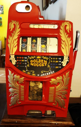Mills Gold One Dollar Golden Nugget Slot ( custom) - American