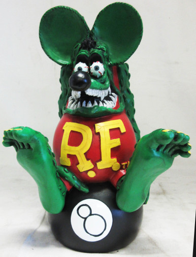 生産終了　モデル　RAT FINK STANDING STATUE 箱付き Rat Fink Standing Statue Bank 10