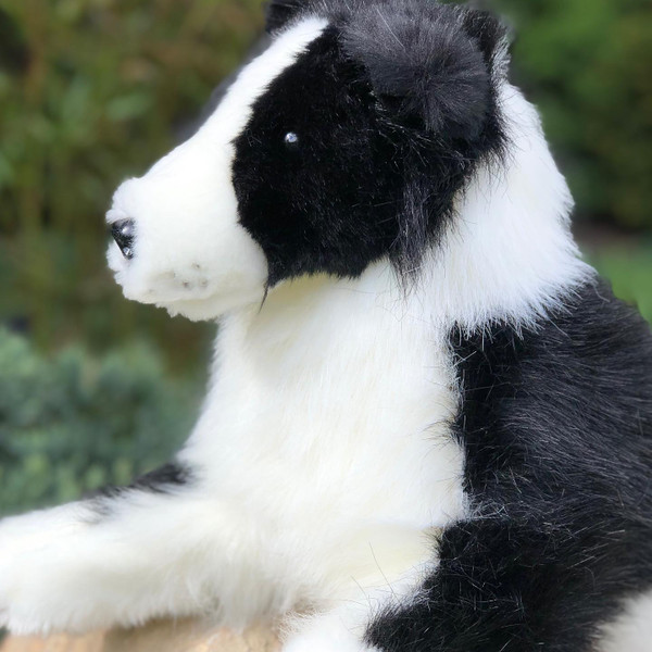 Cedric Plush Border Collie- Plush Stuffed Animal Cuddle Toy