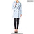 De La Creme Womens Mid Length Belted Mac Coat