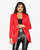 Curved Hem Longline Blazer