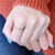 DA162 - High polished (no plating) Stainless Steel Ring with AAA Grade