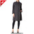De La Creme Womens Oversized Knee Length Swing Coat