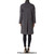 De La Creme Womens Oversized Knee Length Swing Coat