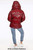 Womens High Shine Funnel Neck Quilted Puffer Jacket
