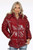 Womens High Shine Funnel Neck Quilted Puffer Jacket