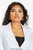 De La Creme Womens Collared Formal Longline Blazer