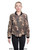 De La Creme - Womens Camo Zip-Thru Varsity Bomber Jacket