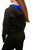 Kangaroo Pocket Contrast Hoodie - Black/Blue