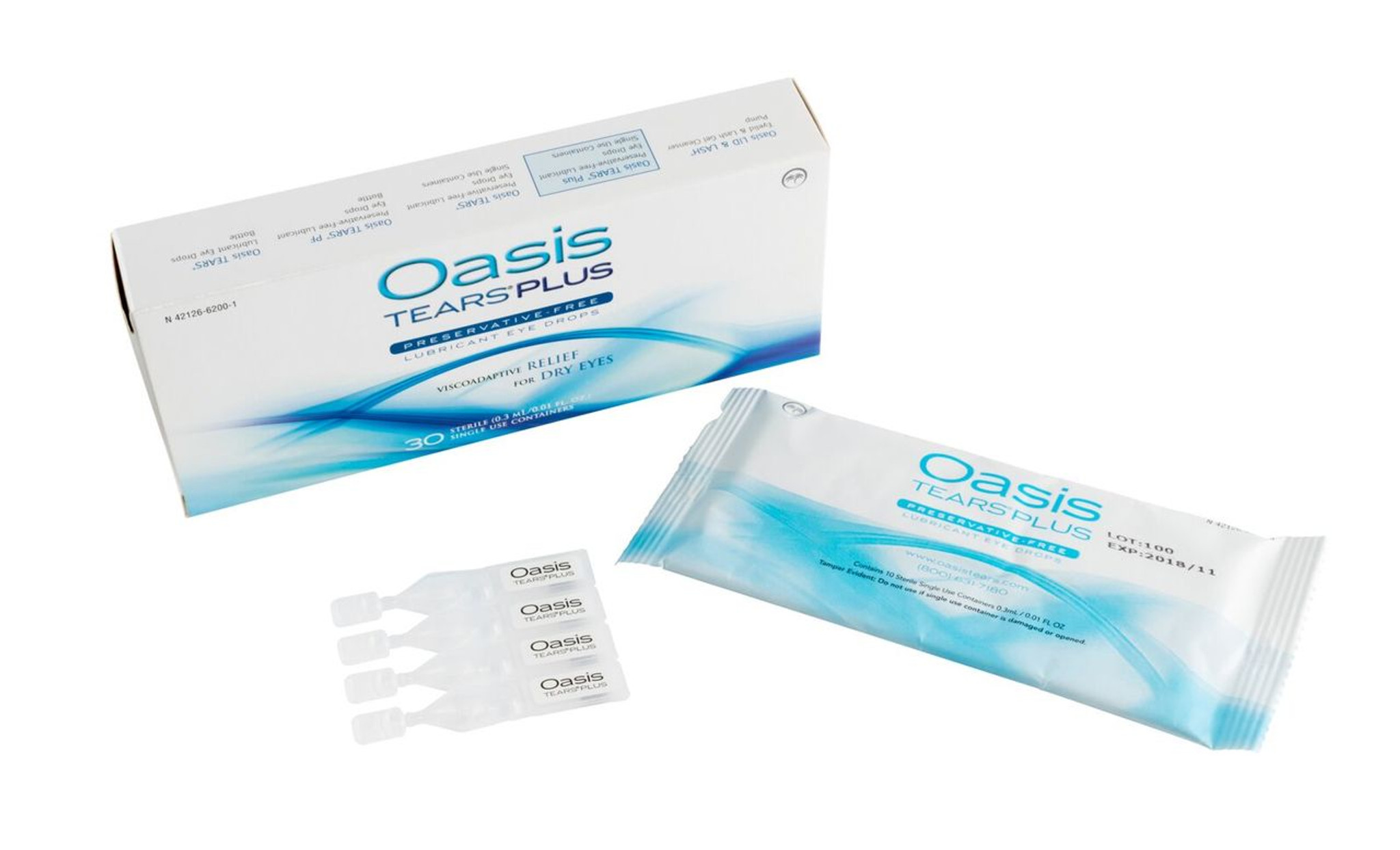iRiS PREMIUM treatment 4個 Oasis TEARS PLUS® Preservative-Free Lubricant Eye Drops | MH