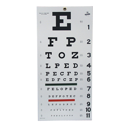 snellen eye chart mh eye care