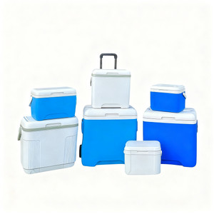 Outdoor Portable Camping Cold Beer 13L28L Cooler Box With Wheels With Handle