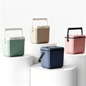 Wholesale Good Price Portable Freezer Car Refrigerator Car Mini Cooler Box with Wheels Cooler Box for Outdoor Use