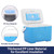 8L Portable Compact Insulated Ice Bucket for Picnic BBQ