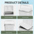 10L Ice Chest Cooler Handled Blood Vaccine Plastic Small Travel Ice Box for Drinks