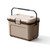 25L Metal Handle Hard Plastic Cool Box Durable Outdoors Cooler Box with Silicone Cargo Net