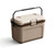 25L Metal Handle Hard Plastic Cool Box Durable Outdoors Cooler Box with Silicone Cargo Net