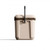 25L Metal Handle Hard Plastic Cool Box Durable Outdoors Cooler Box with Silicone Cargo Net