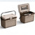 25L Metal Handle Hard Plastic Cool Box Durable Outdoors Cooler Box with Silicone Cargo Net