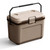 25L Metal Handle Hard Plastic Cool Box Durable Outdoors Cooler Box with Silicone Cargo Net