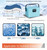 3.8L Mini Camping Portable Cooler Lunch Box Thermal Insulated Ice Chest Hard Cooler Box