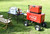 30L Food Beverage Cooler Cart Factory Price Rolling Portable Insulated Metal Storage Cooler Box Organizer