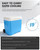 30L Wheel Type Hard Cooler for Storing Ice Camping Cooler Box with Handle