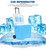 30L Wheel Type Hard Cooler for Storing Ice Camping Cooler Box with Handle