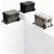 50L Large Wheeled Insulated Portable Cooler Plastic Box Ice Retention Hard Cooler Box with Heavy Duty Wheels and Handle