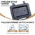 50L Large Wheeled Insulated Portable Cooler Plastic Box Ice Retention Hard Cooler Box with Heavy Duty Wheels and Handle