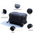 50L Large Wheeled Insulated Portable Cooler Plastic Box Ice Retention Hard Cooler Box with Heavy Duty Wheels and Handle