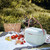 6QT Waterproof Cooler Box Multifunctional Fresh-keeping Long-distance Transport Ice Chest Box with Brick