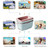 6QT Waterproof Cooler Box Multifunctional Fresh-keeping Long-distance Transport Ice Chest Box with Brick
