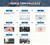 6QT Waterproof Cooler Box Multifunctional Fresh-keeping Long-distance Transport Ice Chest Box with Brick