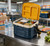 Durable and Portable 16L Insulated Lunch Box Worker Insulated Box Hard Plastic Sided Cooler Box