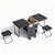 New Arrived Heavy Duty Picnic Camping Outdoor Multi-functional Plastic 32L Freezer Cooler With Table and Chair Cooler Box