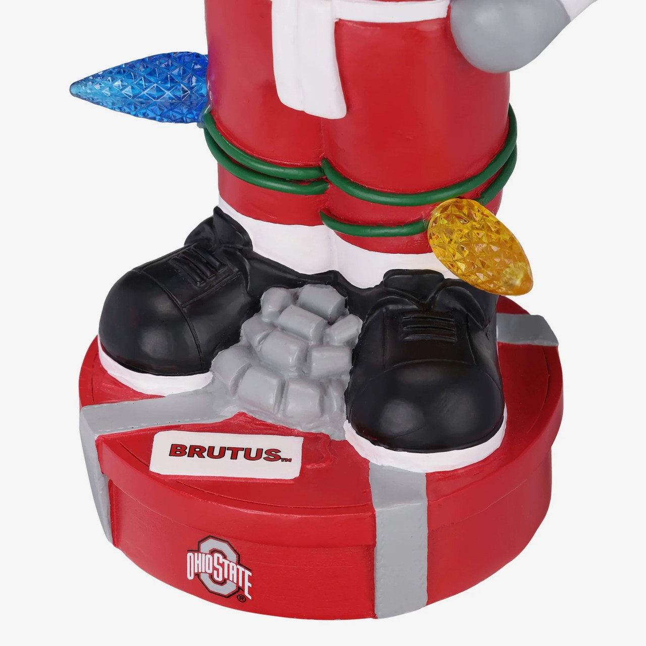 Ohio State Buckeyes Mascot Brutus Buckeye Holiday Flashing Lights
