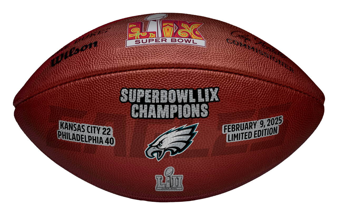 Philadelphia Eagles Super Bowl LIX 59 Champions Leather