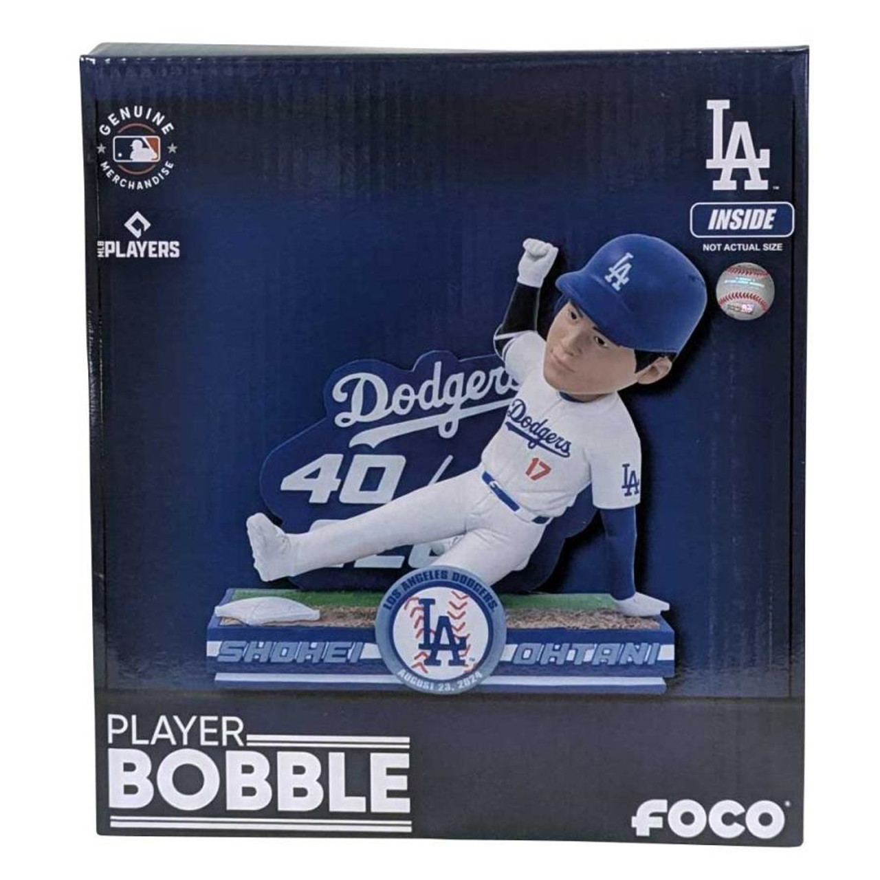 Shohei Ohtani Los Angeles Dodgers 40/40 Club Sliding
