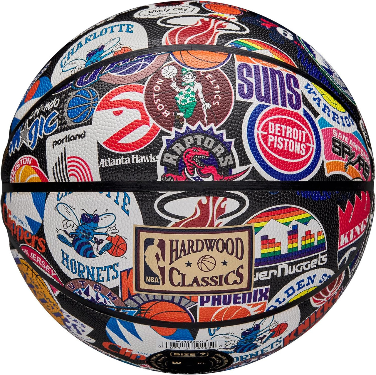 NBA HEADLINERS 17体セット NBA All Team Retro Synthetic Leather Rubber Basketball - Size 7, 29.5