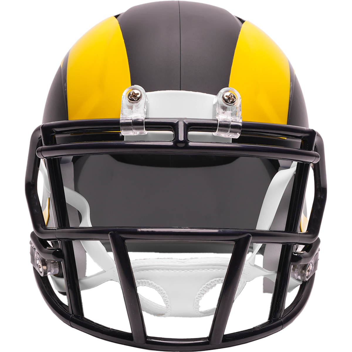 black and yellow football helmet Centerville (OH) High School Mini Helmet Features Oregon Ducks fullsize Riddell Speed