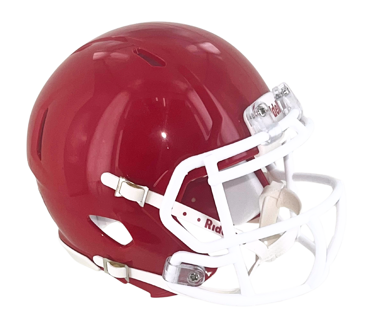 Scarlet Red with White Mask Blank Riddell Revolution SPEED Mini