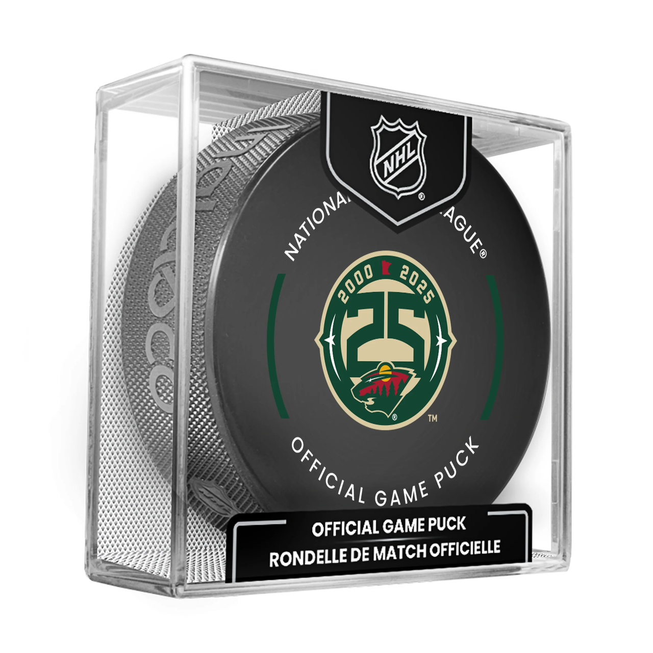 Minnesota Wild NHL Official Game Hockey Puck