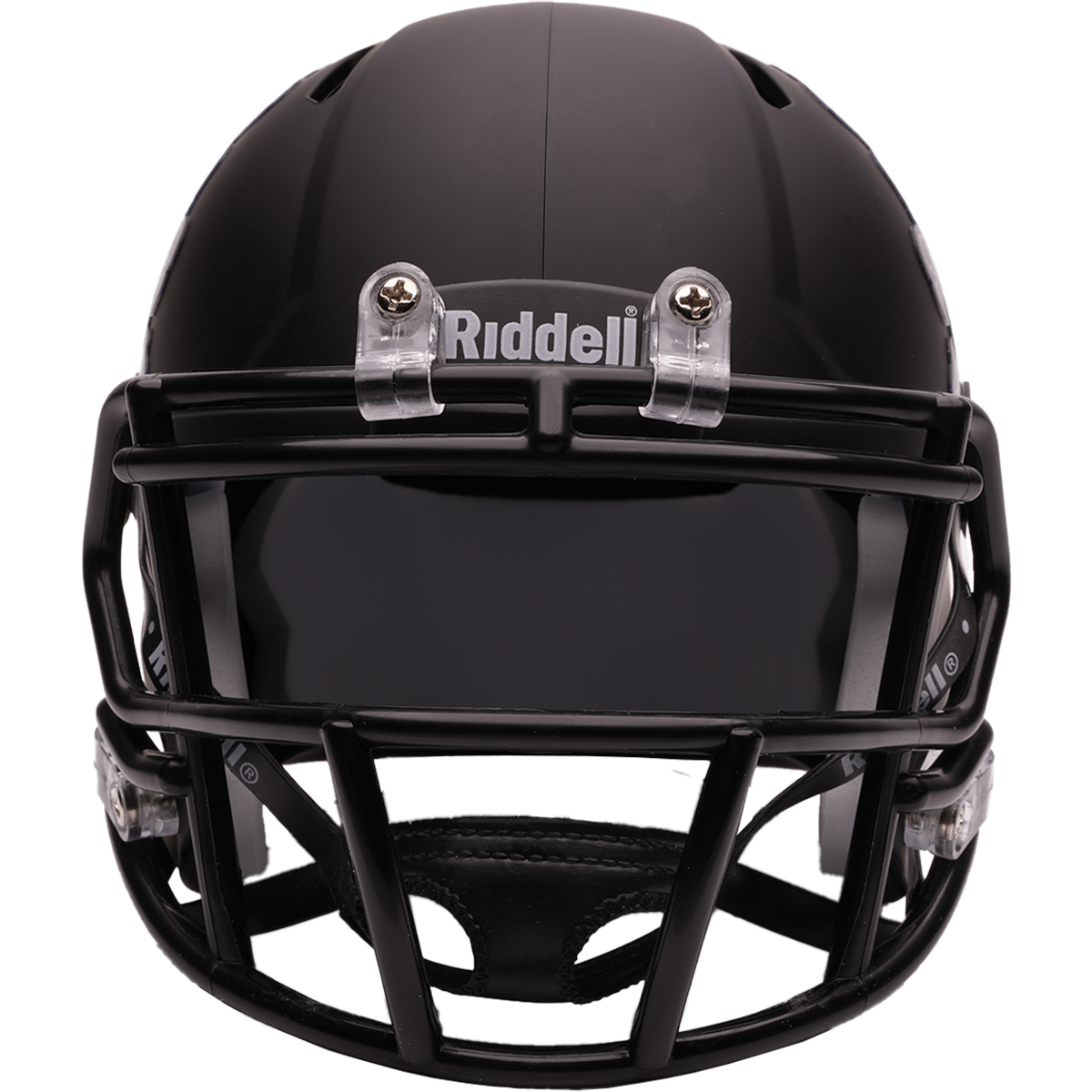 black chrome footbal helmet Nfl Mini Helmets Boise State Broncos Speed Mini Helmet – Riddell NCAA Matte  Black With Chrome Mask Boise State Football Helmet