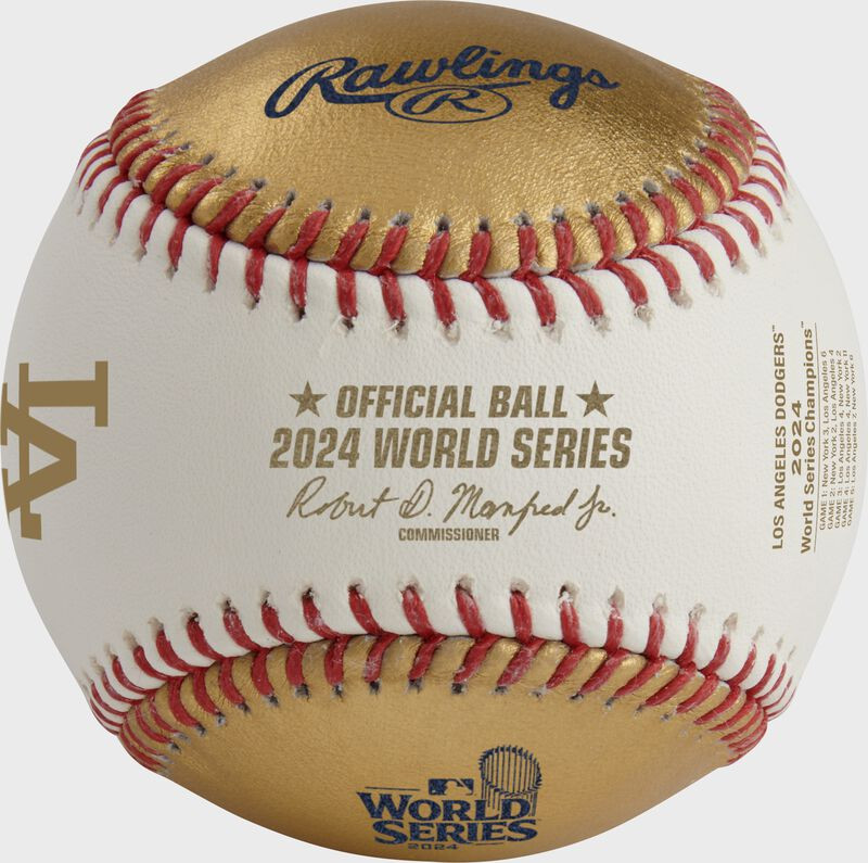 LA Dodgers (Rawlings)ボール 3個セット Rawlings 2024 and 2025 World Series Gold Champions Los Angeles