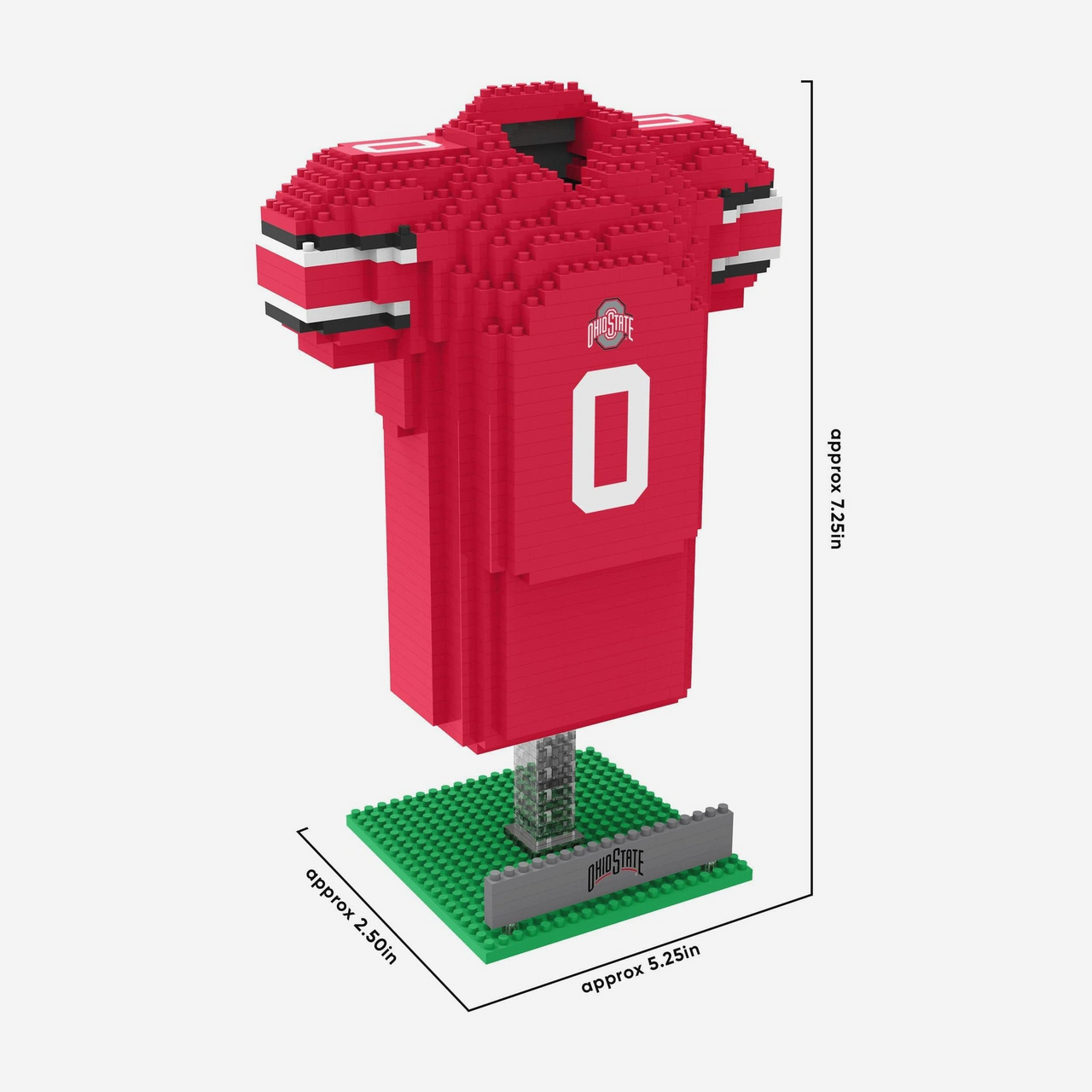 Ohio State Buckeyes Custom Football Jersey BRXLZ Building Block Set