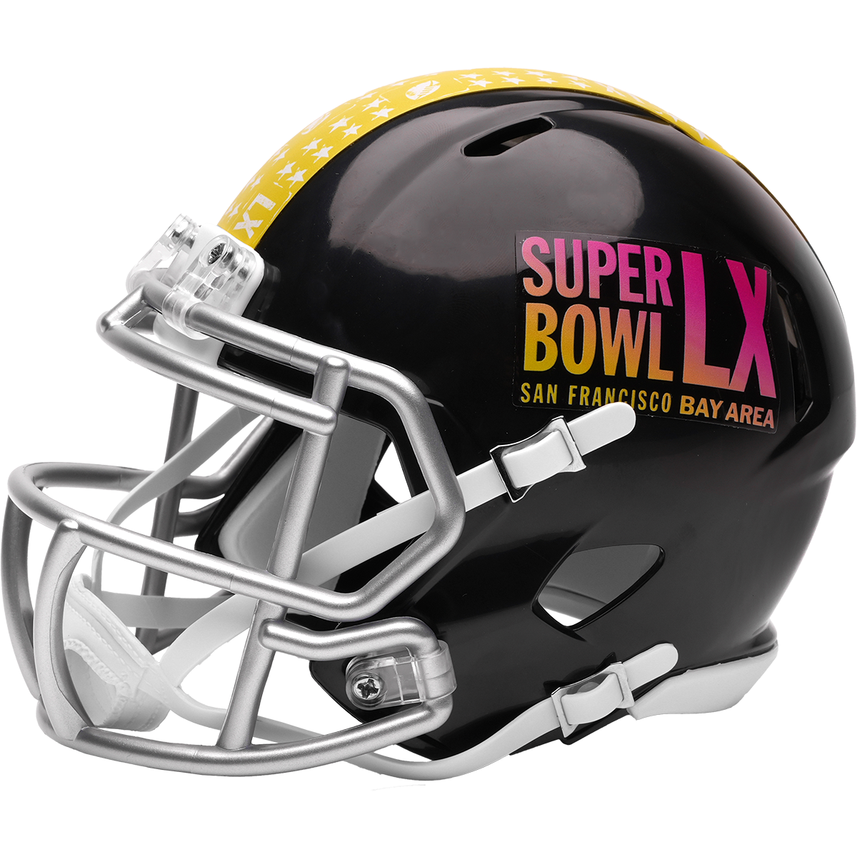 Super Bowl 60 LX Riddell Black Speed Mini Football Helmet - Levi's
