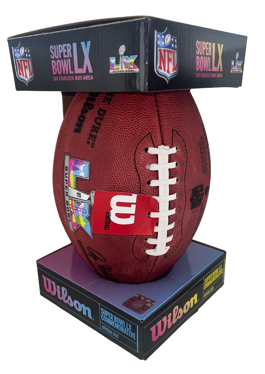 Wilson NFL Super Bowl XLIX ボール Super Bowl LX (Sixty) 60 Seattle Seahawks vs. New England Patriots